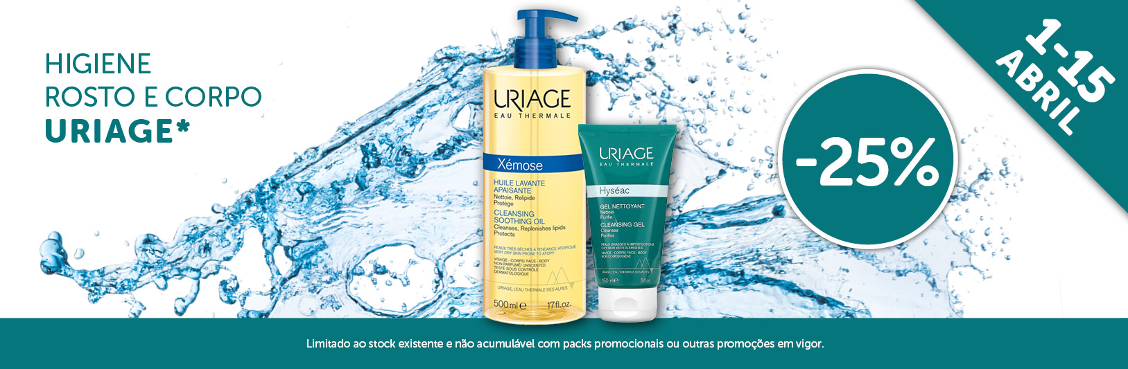 Campanha Higiene Rosto e Corpo Uriage