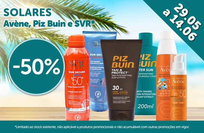 Campanha Solares Avène, Piz Buin e SVR
